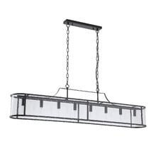 Vance Iron & Glass 8 Light Pendant